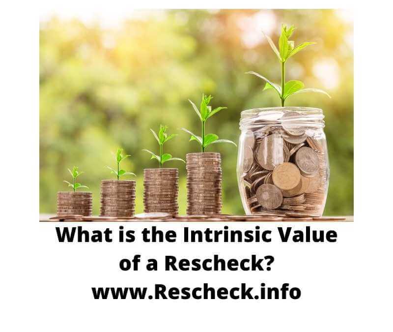 What is the Intrinsic Value of a Rescheck? Manual J, Manual S, Manual D, Comcheck