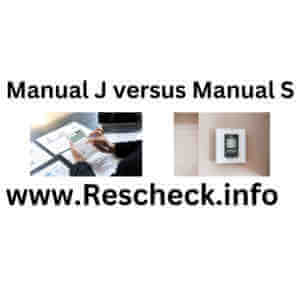 Manual j report and calculator, manual s and equipment thermostat