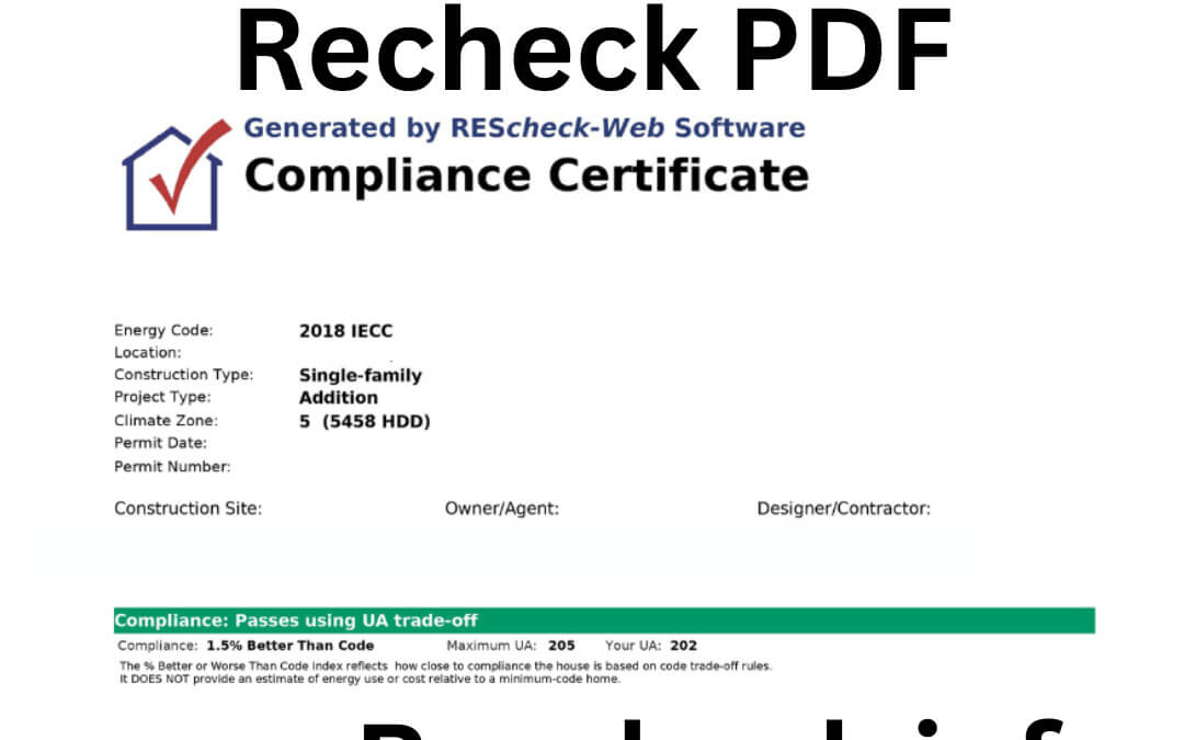 Rescheck PDF