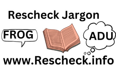 Rescheck Jargon