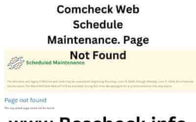Rescheck Web Comcheck Web Schedule Maintenance.  Page Not Found
